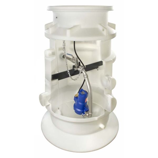 Station de pompage enterrée complète double – 400 V – ATEX – modèle CK 800 D NS 50-1 Ex