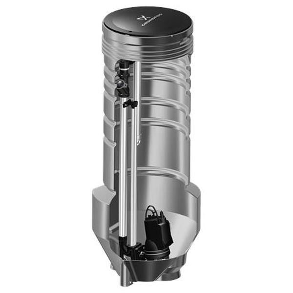 Station de pompage enterrée complète double – 400 V – modèle PS.R + SEG
