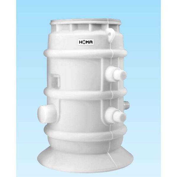 Station de pompage enterrée complète double – 400 V – ATEX – modèle SKB 6-45/2 GRP 26 D Ex