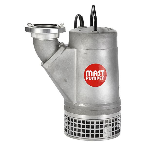 Pompe submersible d'intervention – 4,5 kW – 400 V – 21 m – 144 m³/h
