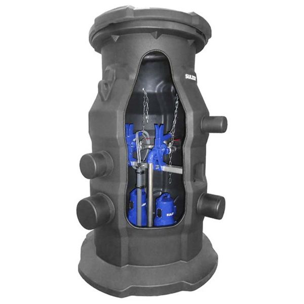 Station de pompage enterrée complète double – 400 V – ATEX – modèle 902B + S12-2