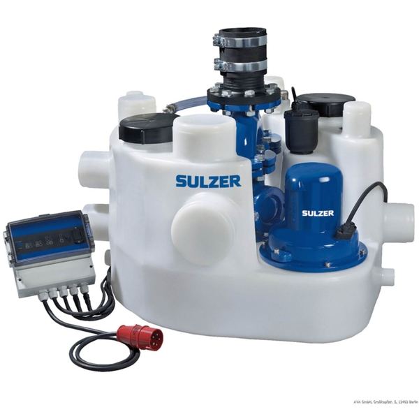 Station de relevage double – 2,2 kW – 400 V – 9,5 m – 54 m³/h