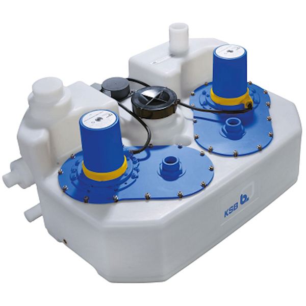 Station de relevage double dilacératrice – 230 V – 25 m – 14,5 m³/h