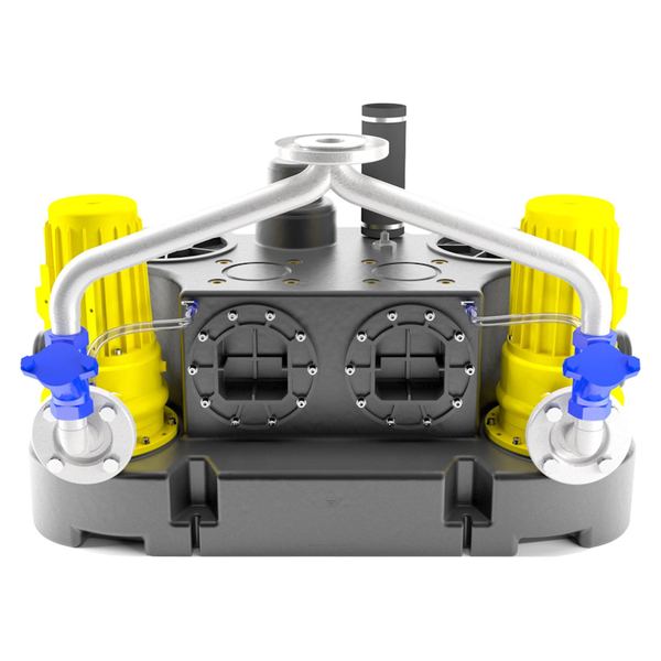 Station de relevage double – 1,1 kW – 400 V – 8,1 m – 41 m³/h