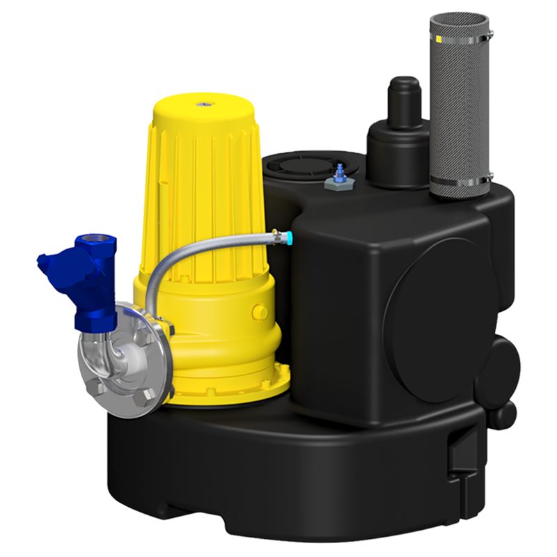 Station de relevage dilacératrice – 1,7 kW – 400 V – 22 m – 17 m³/h